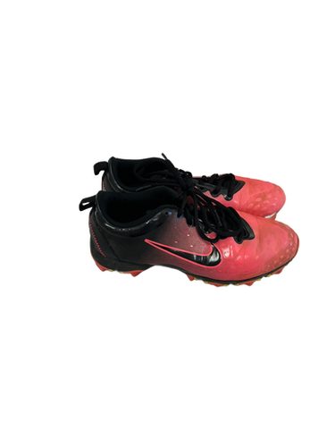 Used Nike Hyperdiamond Jr 5.5 Black And Pink Softball Cleats 11692-s000139278