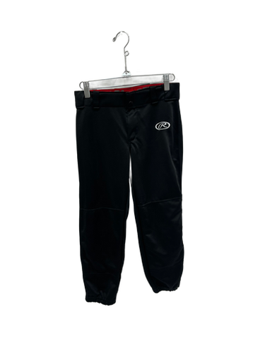 Used Rawlings Womens Sm Black Softball Pants 11692-s000139441