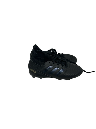 Used Adidas Predator Jr 1 Soccer Cleats Black 11692-s000142235