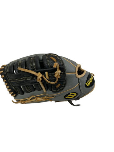 Used Wilson A500 12.5" Lh Throw Grey Baseball Glove 11692-s000142408