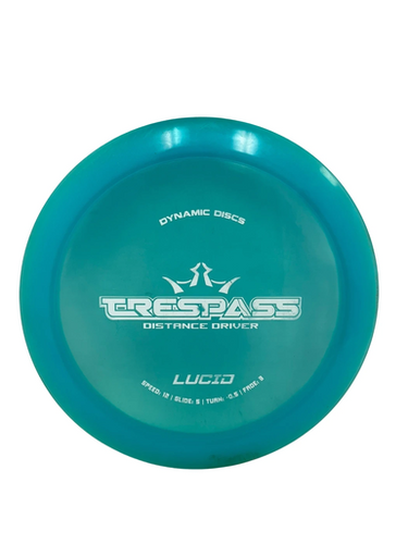 Used Dynamic Discs Lucid Trespass 171g Disc Golf Driver Carolina Blue 11692-s000145547