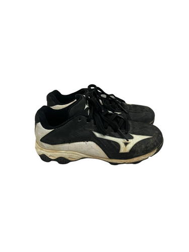 Used Mizuno 9 Spike Jr 2 Bb Sb Cleats Black 11692-s000147900