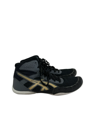 Used Asics Matflex Jr 4 Wrestling Shoes Black 11692-s000148371