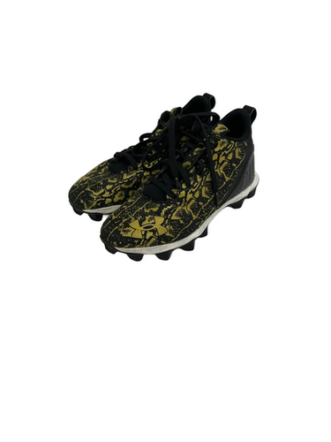 Used Under Armour Spotlight Suede Jr Fb Cleats Black Junior 04 11692-s000148516