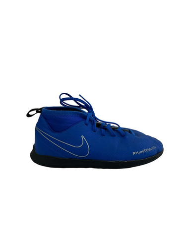 Used Nike Phantom Vsn Jr 1.5 Soccer Indoor Shoes Royal Blue 11692-s000148585