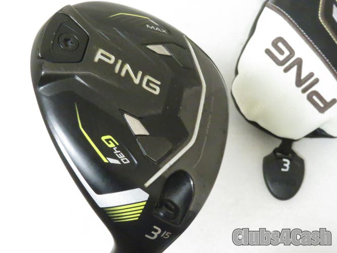 PING G430 Max Fairway 15  3 Wood Fujikura Alta Quick 45 Senior +Cover  CLEAN