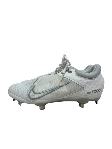 New Nike Hyperdiamond 4 Metal Womens 9.5 Softball Cleats White 11692-s000150005
