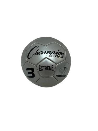 Used Champion Sports Extreme #3 Soccer Ball Grey 11692-s000151537
