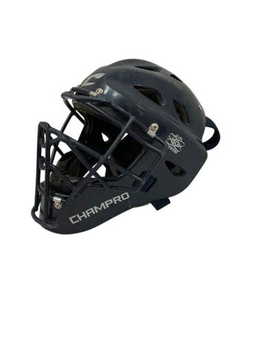 Used Champro Youth Sm Navy Catchers Helmet 11692-s000151181