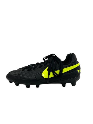 Used Nike Tiempo Jr 1 Soccer Cleats Black 11692-s000150910