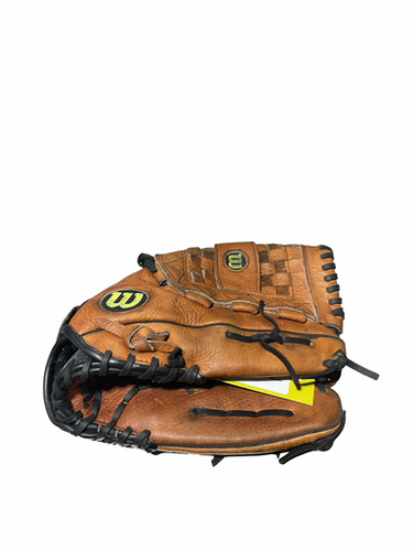 Used Wilson Softball Elite Bb Sb Glove Rh Throw Brown 13" 11834-s000051688