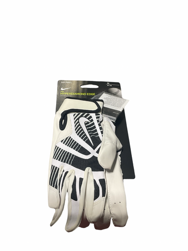 Used Nike Bb Sb Batting Gloves White Md 11834-s000051723