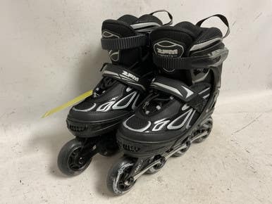Used 2pm Inline Skates Eu 34-37 Junior Rec Fitness Skates Black Adjustable 11855-s000204546