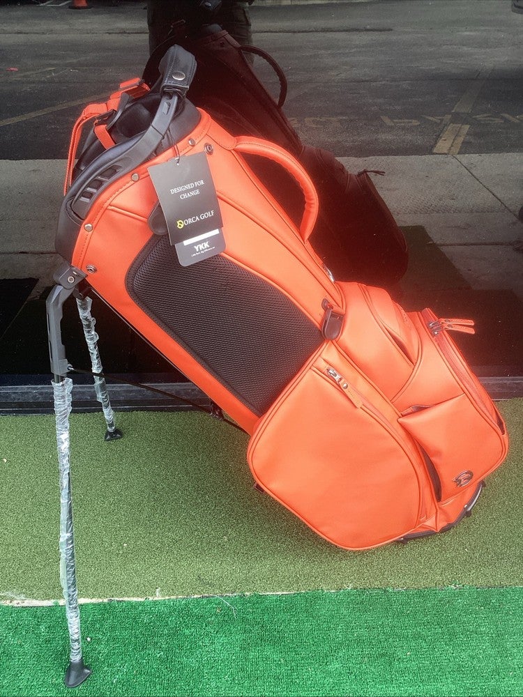 NEW * OUUL ALLIGATOR BLACK 5 Way Divider STAND CARRY Golf Bag No
