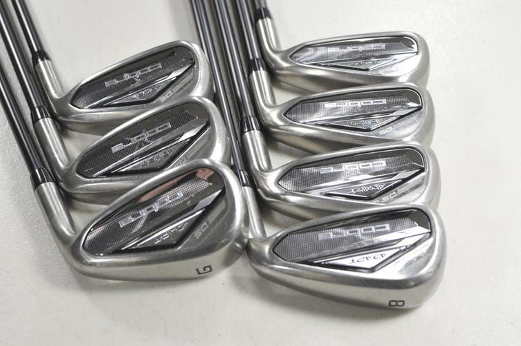 Cobra DS-ADAPT 5-PW,GW Iron Set Regular Flex Right KBS 75g Graphite # 217336