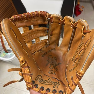 Made in the USA Rawlings Heart of the Hide RH Infield Baseball Glove 12" (Used)