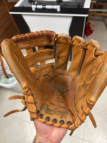 Made in the USA Rawlings Heart of the Hide RH Infield Baseball Glove 12" (Used)