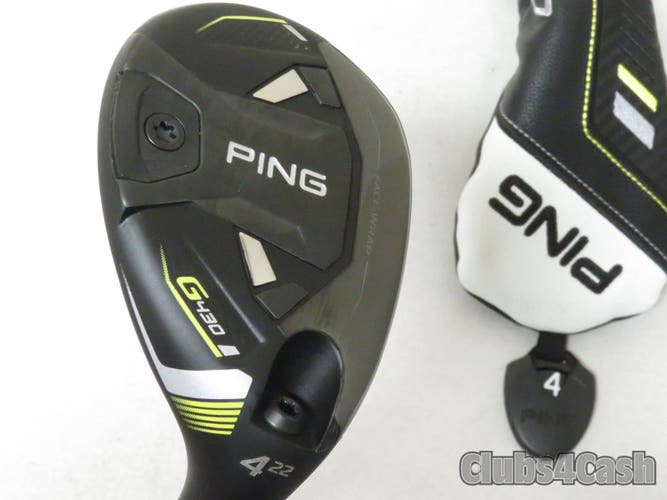 PING G430 Hybrid 22  4H HZRDUS Smoke RDX Red 80g 6.0 Stiff Flex +Cover  MINT