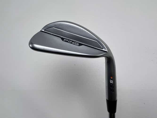Ping s159 Chrome Wedge 58* 8 E-Grind Orange Dot 2* Flat DG Mid X100 X-Stiff RH
