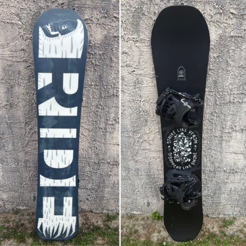 149cm Ride Machete Snowboard With Flow Bindings (Used)