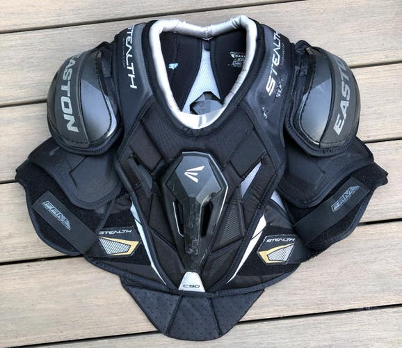 Large Senior Easton Stealth C9.0 Shoulder Pads (Used)