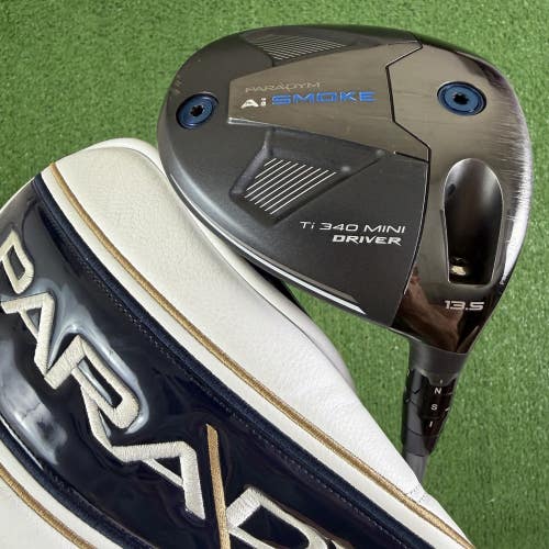 Callaway Paradym Ai Smoke Ti 340 13.5 Mini Driver Project X Denali 6.0 Stiff