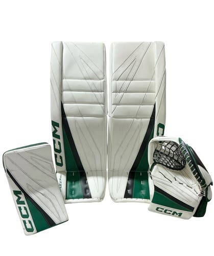 Remi Poirier Stars 35+3 CCM EFlex 7 Goalie Full Set Pro Stock (Used) 5397