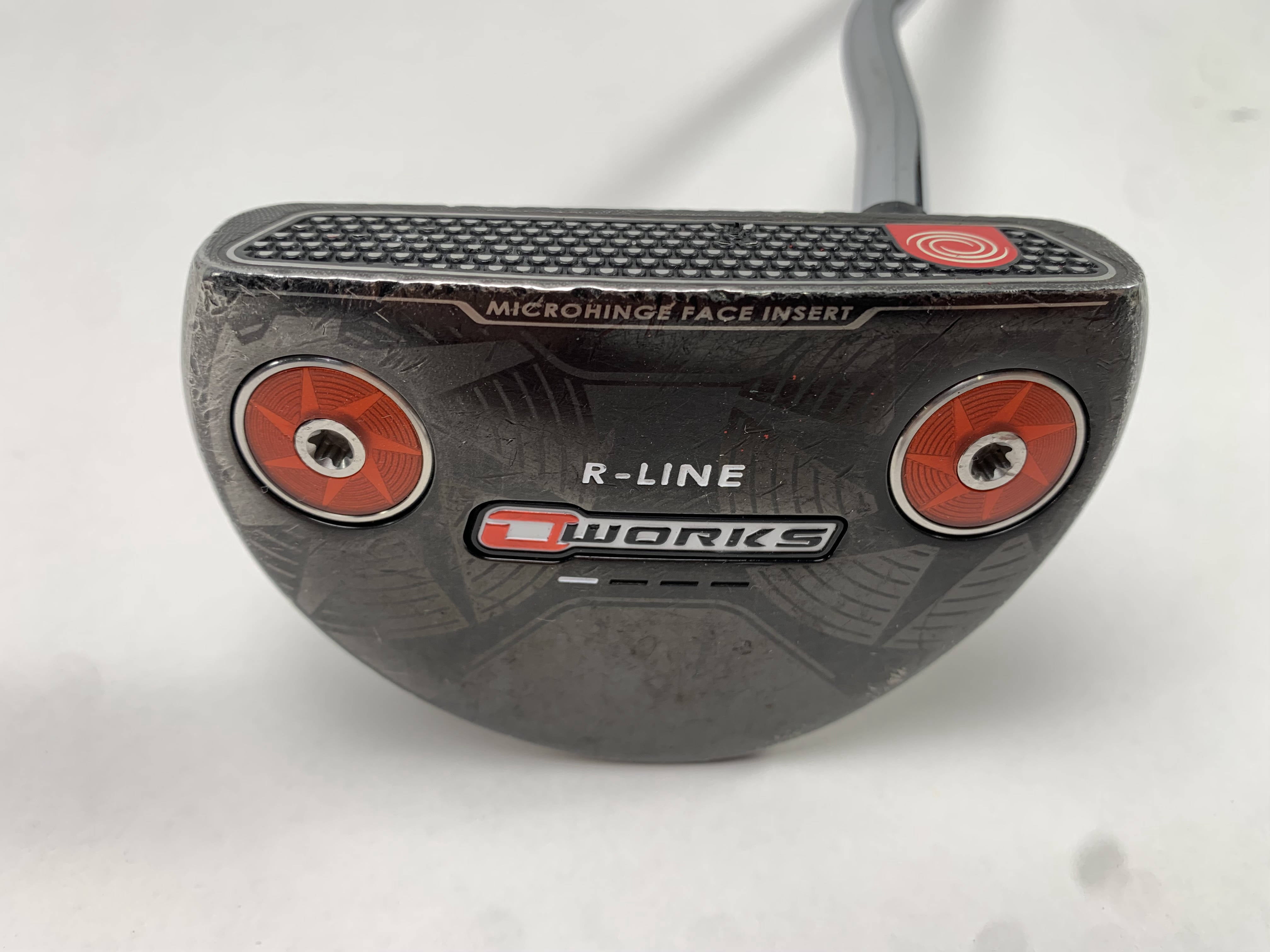 ODYSSEY O-WORKS TOUR R-BALL SILVER PUTTER 34 IN ODYSSEY STEEL