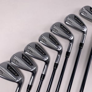 Callaway Apex Ai300 Iron Set 5-PW+AW Recoil Dart 70g Senior Graphite Mens RH