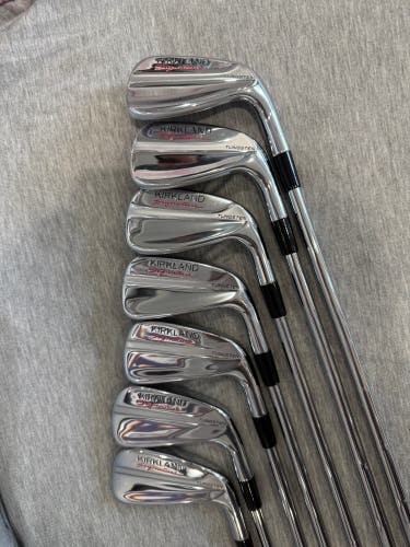 Men's 2025 Kirkland Right Handed Iron Set Stiff Flex (New)