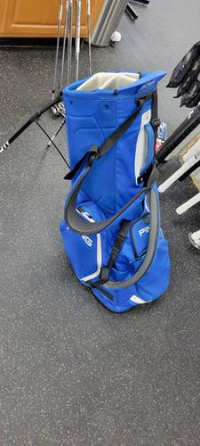 Used Ping Hoofer Stand Bag Mens Stand Bag Navy Blue 11497-s000158220