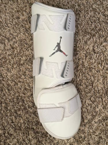 White Senior Air Jordan Shin Guards (Used)