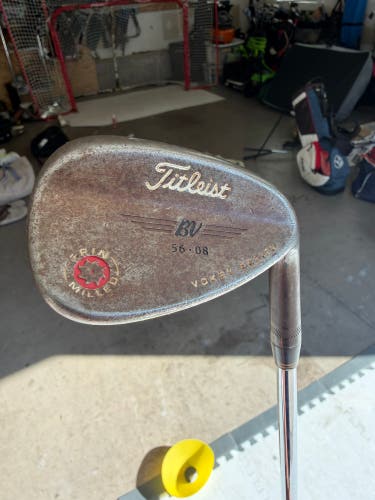 Men's 2009 Titleist Vokey spin milled Right Handed Wedge Stiff Flex 56 Degree Steel Shaft (Used)