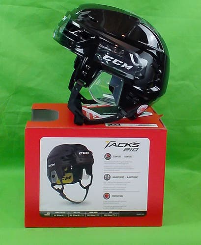 Large Senior CCM Tacks 210 Helmet (New) - Black
