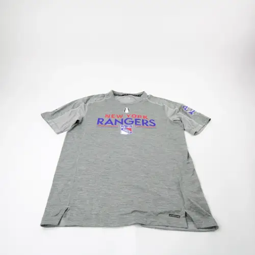 New York Rangers Fanatics Authentic Pro Shirt Team Player Used L 2024 Playoffs