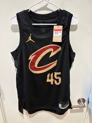 Cleveland Cavaliers Nike Jordan Brand 2022/23 Swingman Statement Edition Jersey Black Adult Large