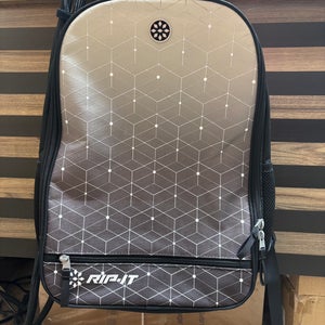 RIP-IT Softball Backpack Bat & Cleat Bag Gray/Black – New without Tags
