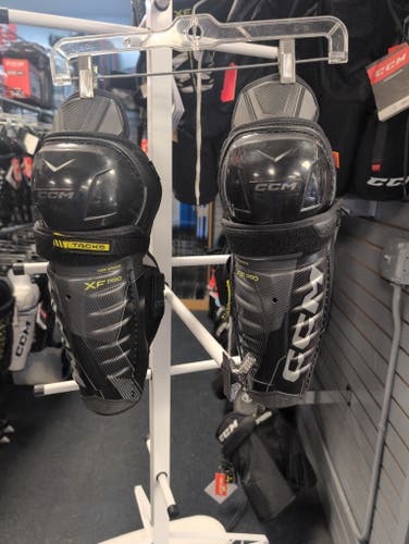Junior CCM Tacks XF Pro 12" Shin Pads (New)
