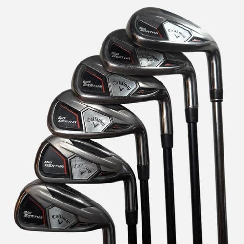 Callaway 2015 Big Bertha Right Handed Iron Set Regular Flex Graphite Shaft 6 clubs(Used)