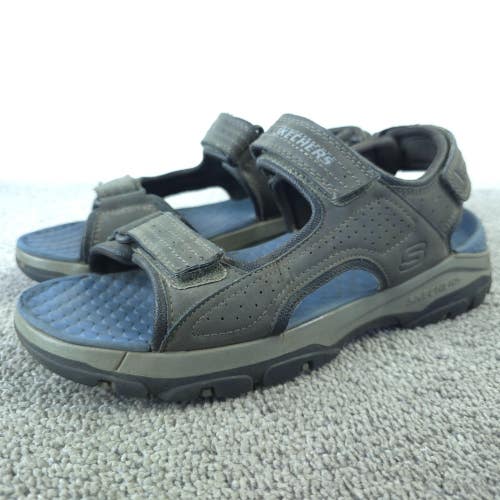 Skechers Relaxed Fit Tresmen Garo Sport Sandals Mens Size 10 Shoes Black Blue