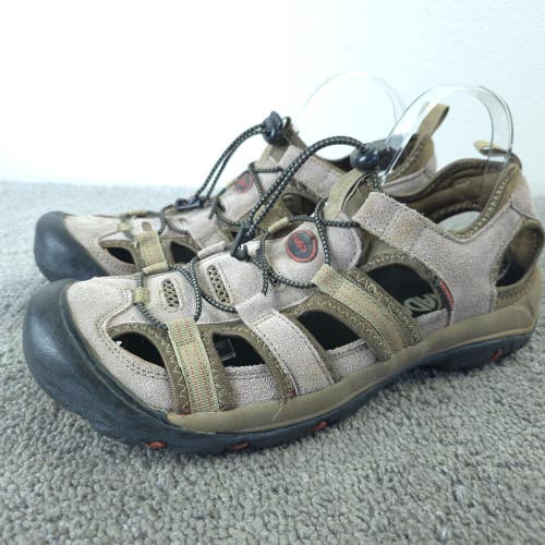 Nevados Harbor Aqua Sandals Mens Size 10 Shoes Slingback Brown Outdoor