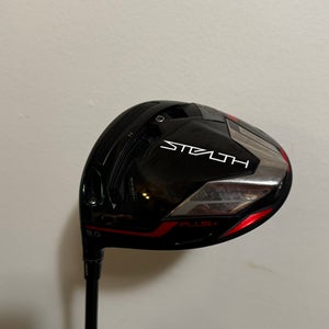 Men's 2022 TaylorMade Stealth Plus Left Hand Driver Extra Stiff Flex 9 Loft Graphite Shaft (Used)