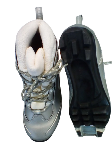 Used Rossignol Girls Nnn Xc Ski Boots Grey W 05-05.5 Jr 03.5-04 11472-s000140200
