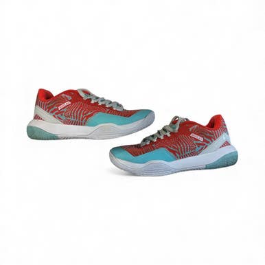 Used Basketball Shoes M Turquoise And Orange Senior 7 11873-s000219714