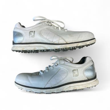 Used Foot Joy Mens Golf Shoes White Senior 8.5 11873-c000225403