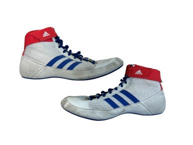 Used Adidas Wrestling Shoes White Senior 9 11873-s000232925