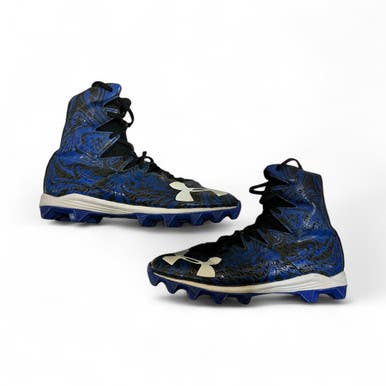 Used Under Armour Bb Sb Cleats Royal Blue Senior 8 11873-c000222366
