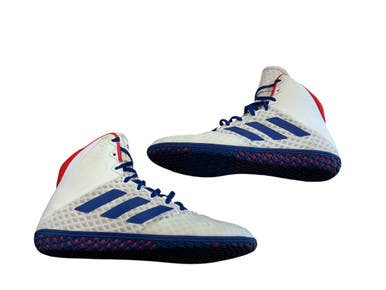 Used Adidas Wrestling Shoes White Senior 9 11873-s000234614
