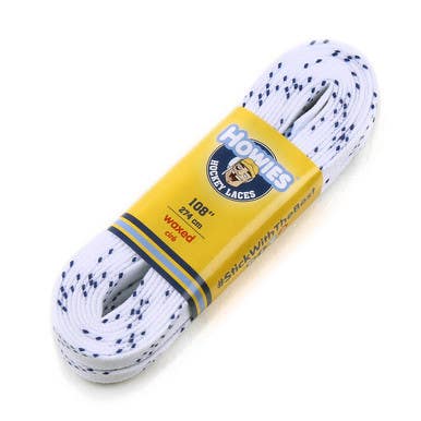 New 108" White Waxed Laces 11873-how108waxwht