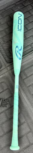 2026 Rawlings Icon Composite USSSA Certified Bat (-5) 26 oz 31" (Used)